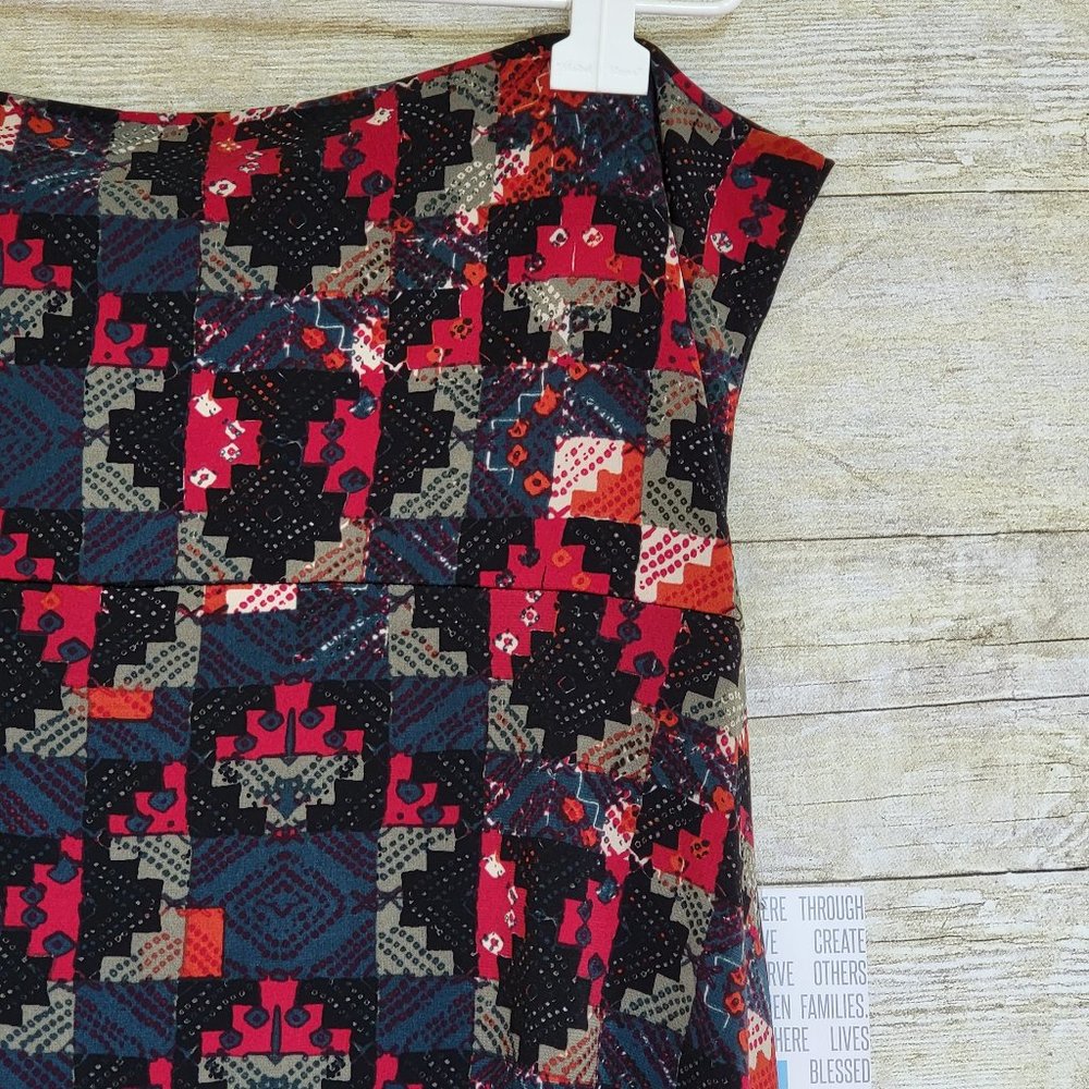 NWT LuLaRoe Maxi Skirt/Dress XL - Teal, Black, Red, Cream, Moss, Blue Design